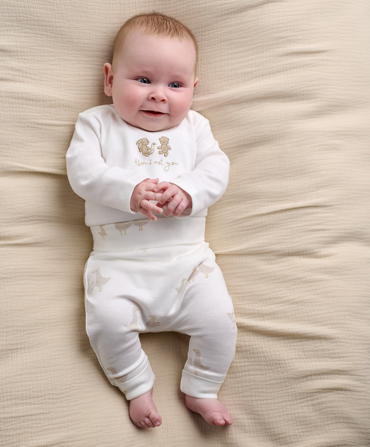 Duck Print Bodysuit & Leggings Set