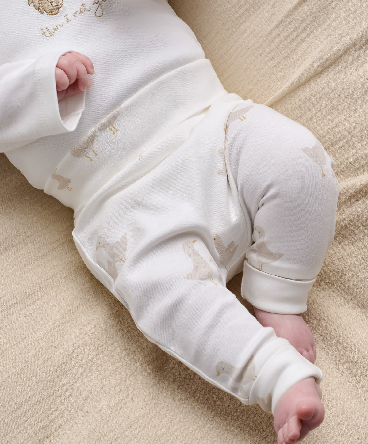 Duck Print Bodysuit & Leggings Set
