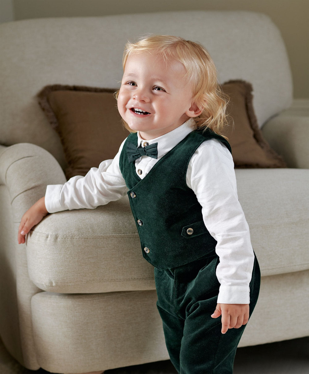 Green Velvet Suit ( Pack of 4)