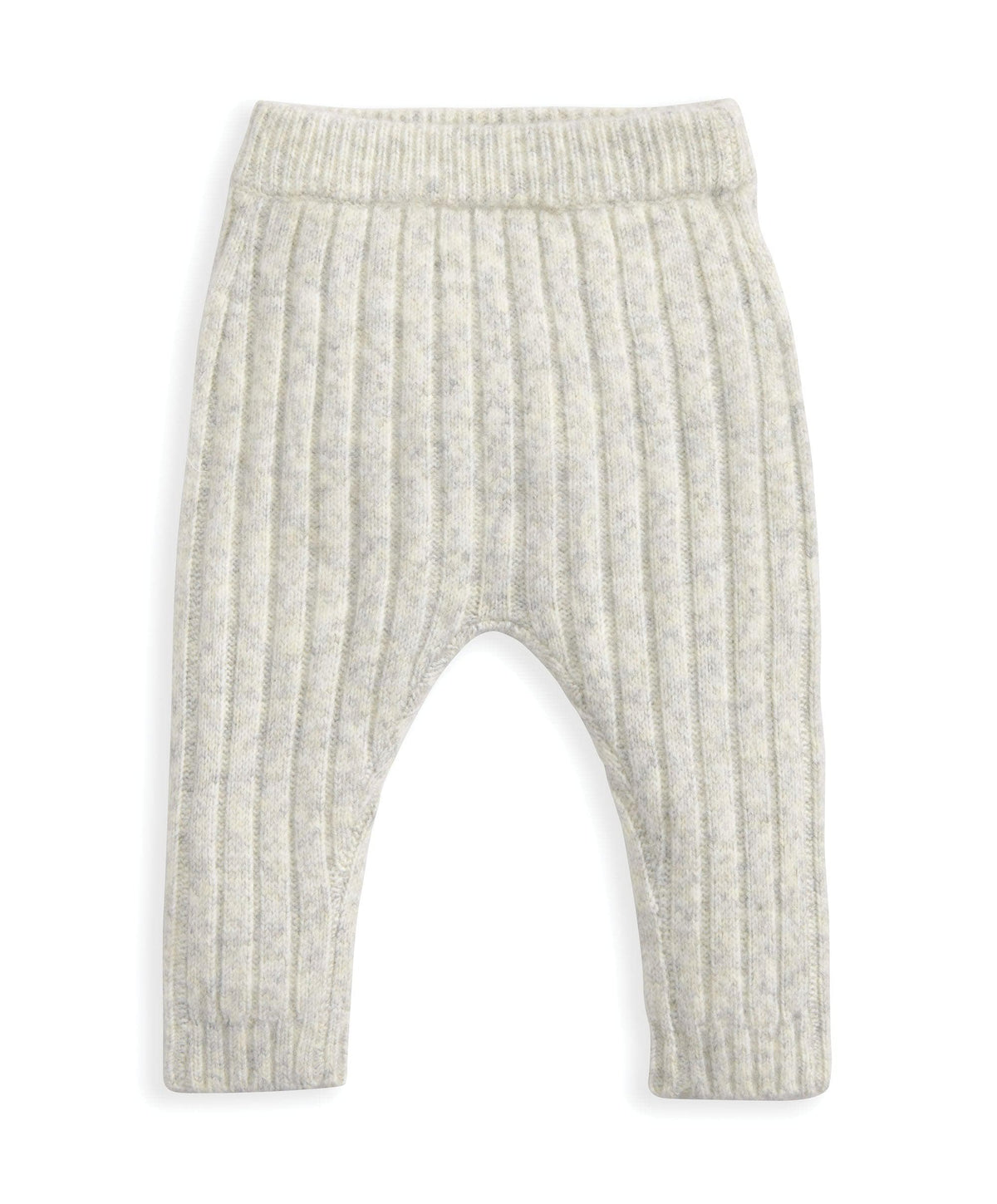 Knitted Top & Leggings Set (2 Pieces) – Grey Marl