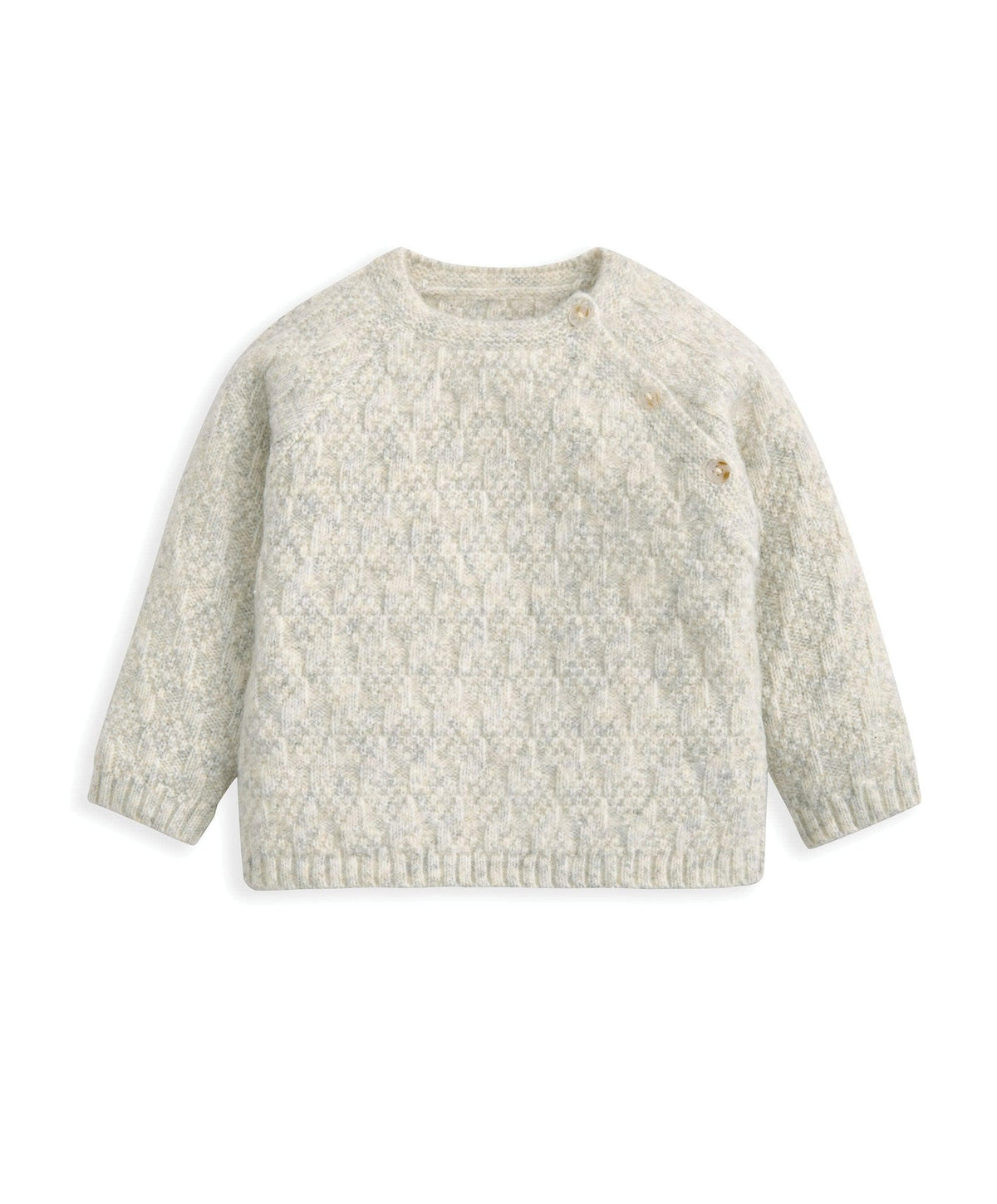 Knitted Top & Leggings Set (2 Pieces) – Grey Marl