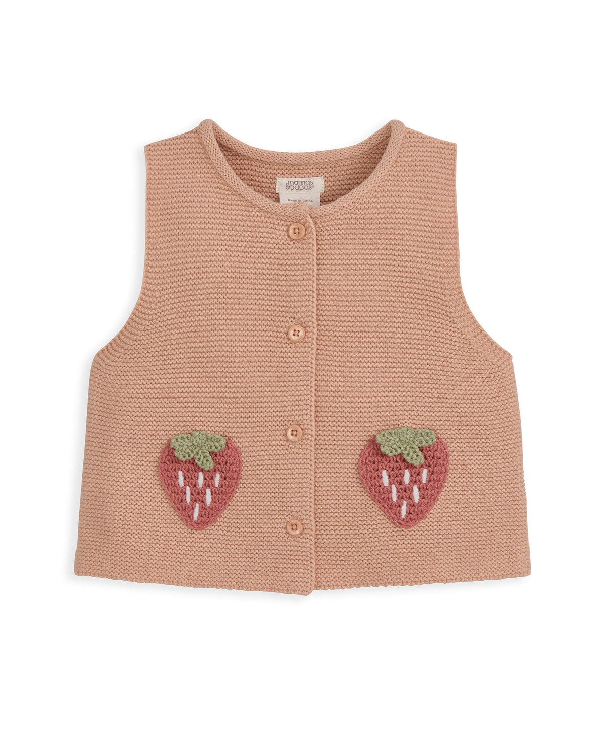 Knitted Waistcoat and Denim Trousers