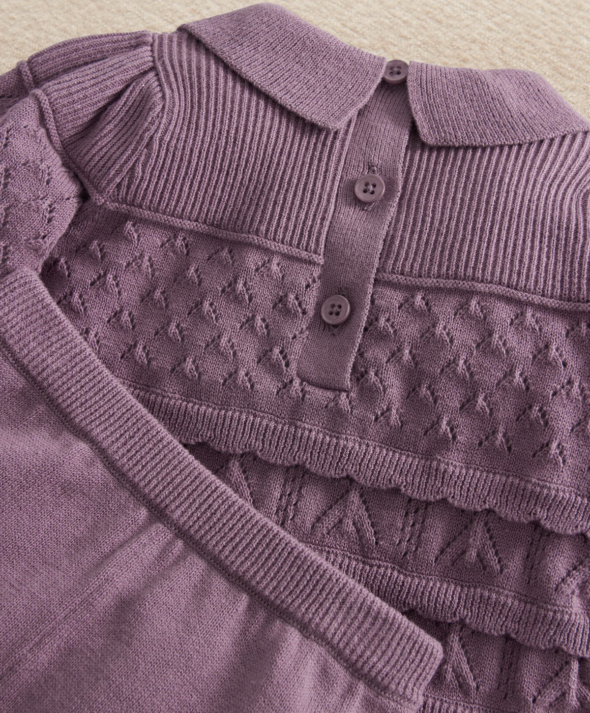 Plum Knit Set