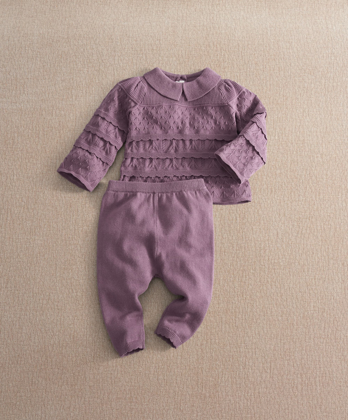 Plum Knit Set