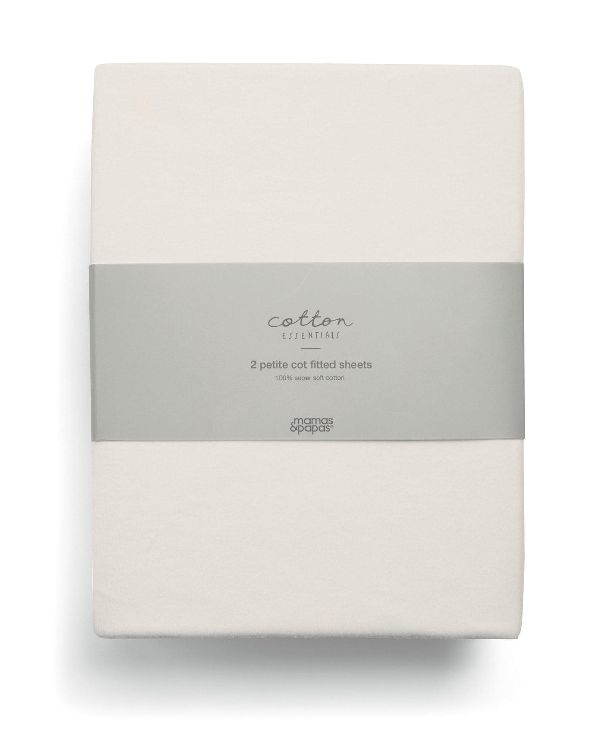 Mini Cot Fitted Sheets (2 Pack) – Cream