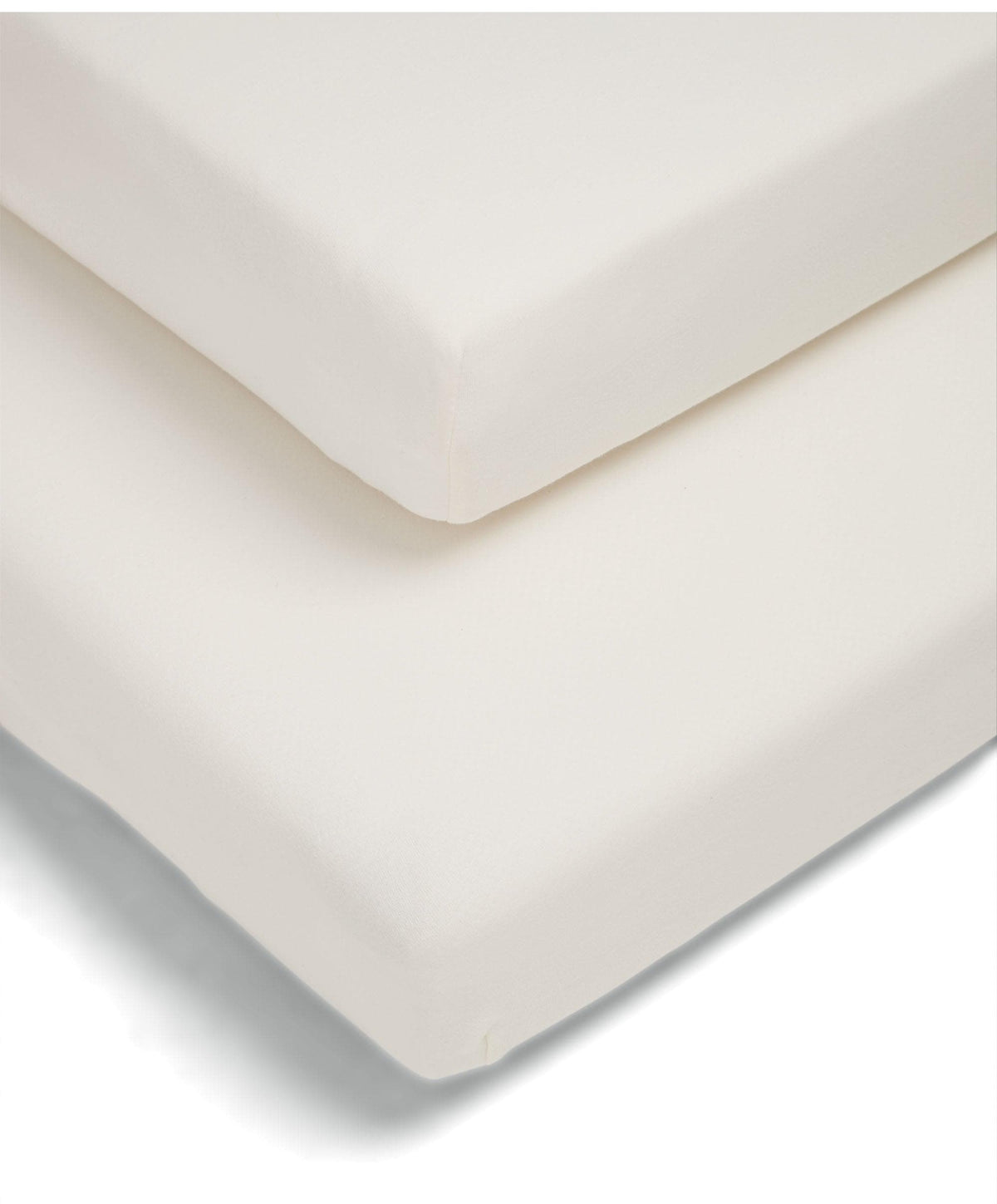 Mini Cot Fitted Sheets (2 Pack) – Cream