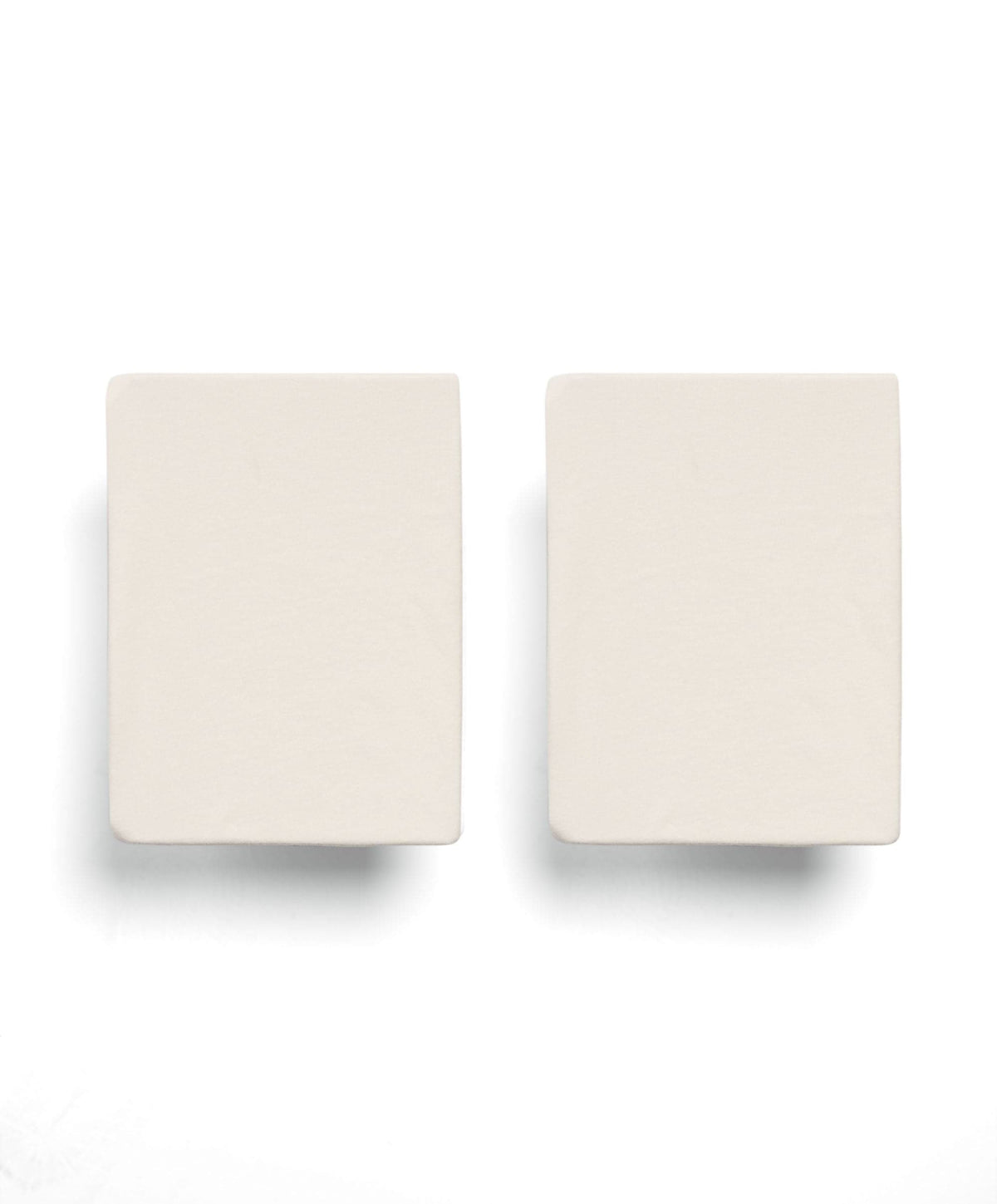 Mini Cot Fitted Sheets (2 Pack) – Cream