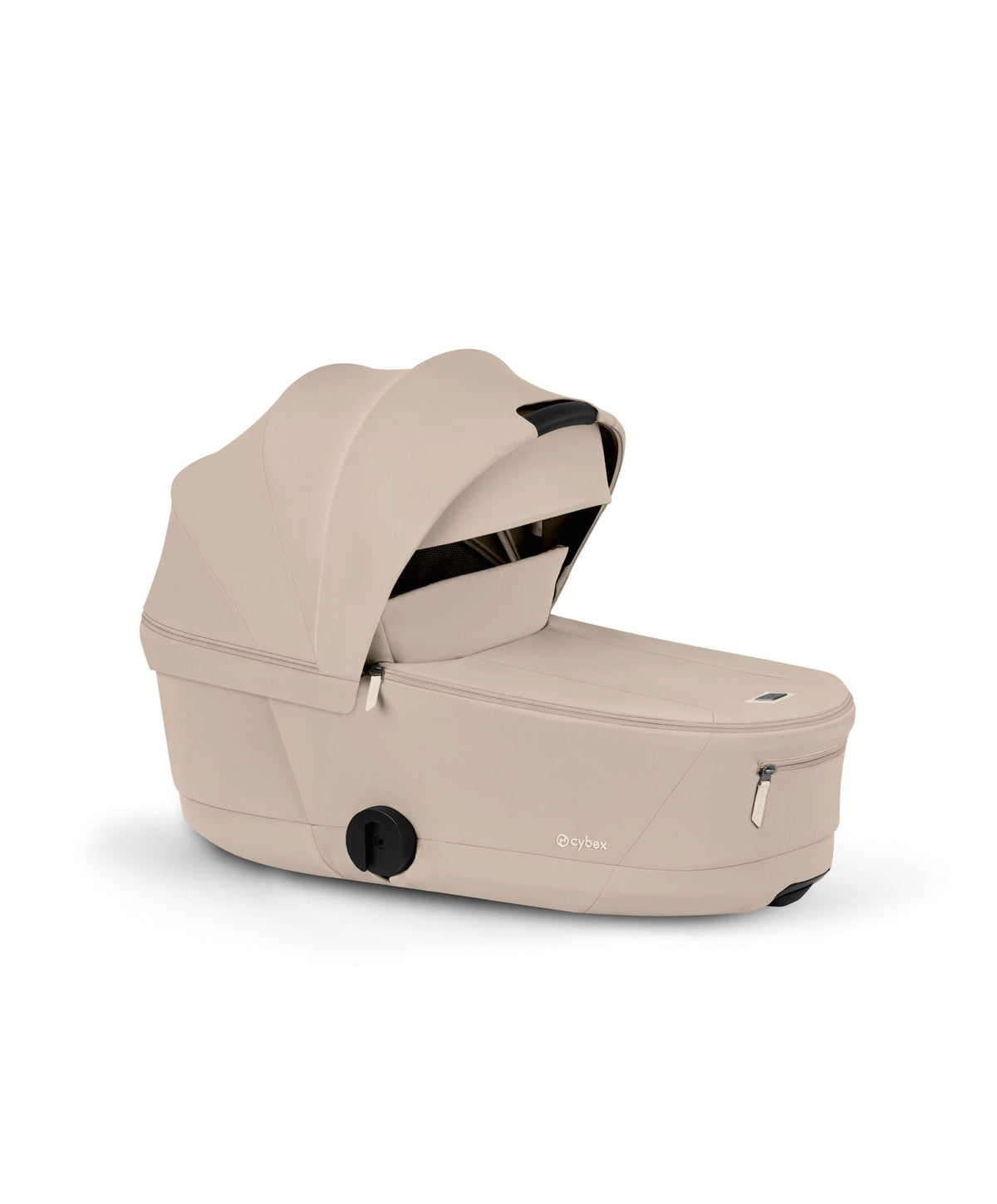 Cybex e-Priam Ultimate Pushchair Bundle with Cybex Cloud T i-Size Rotating Baby Car Seat & Base - Cozy Beige