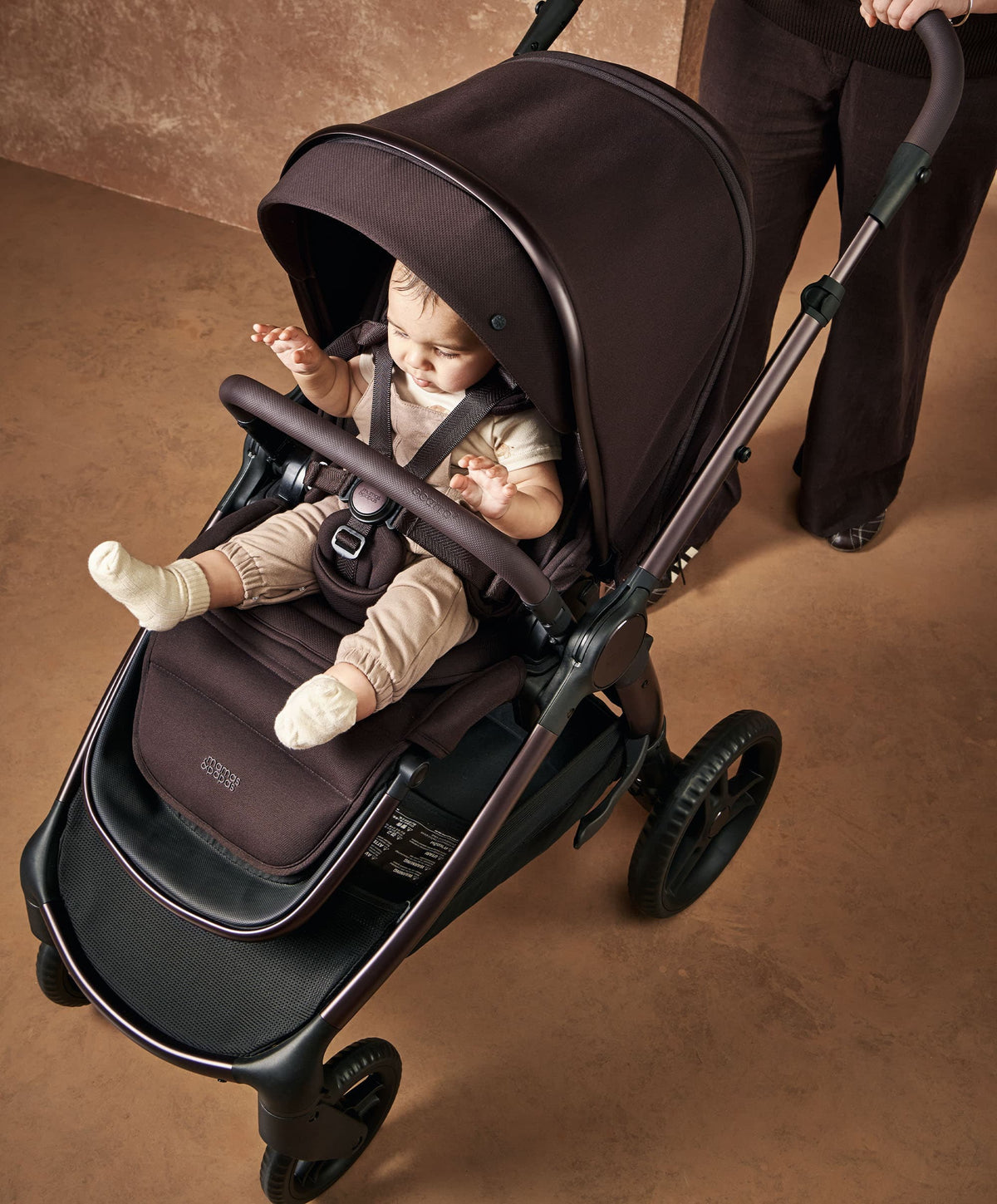 Ocarro 2 Pushchair Bundle with Maxi-Cosi Pebble Slide Pro Car Seat & Base (9 Pieces) - Americano