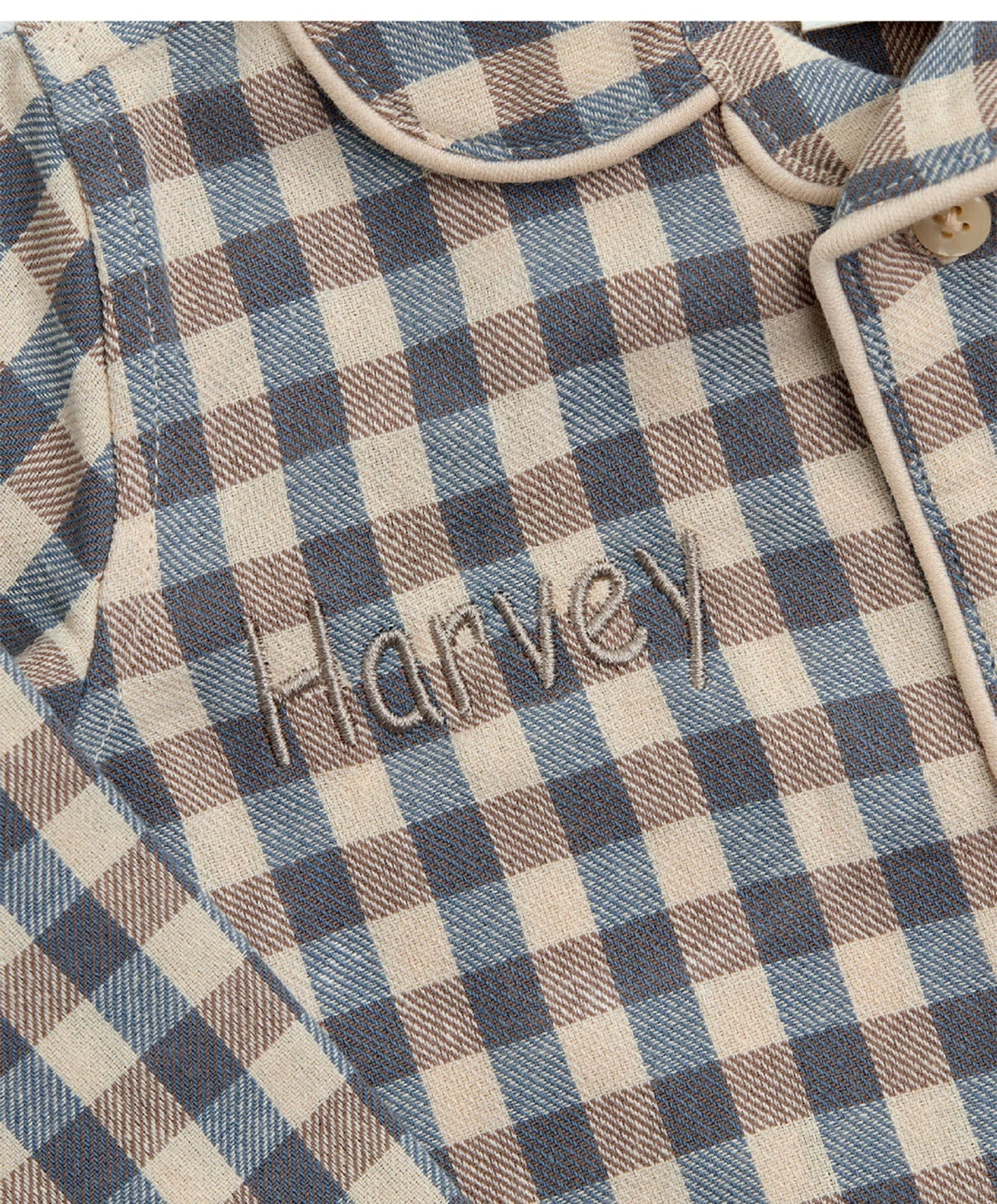 Bear Gingham Pyjama Set