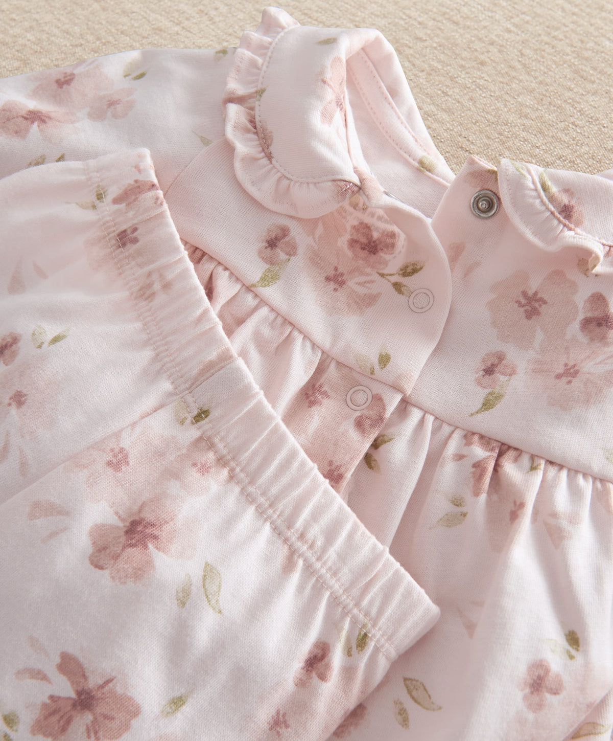Jersey Watercolour Floral Pyjamas