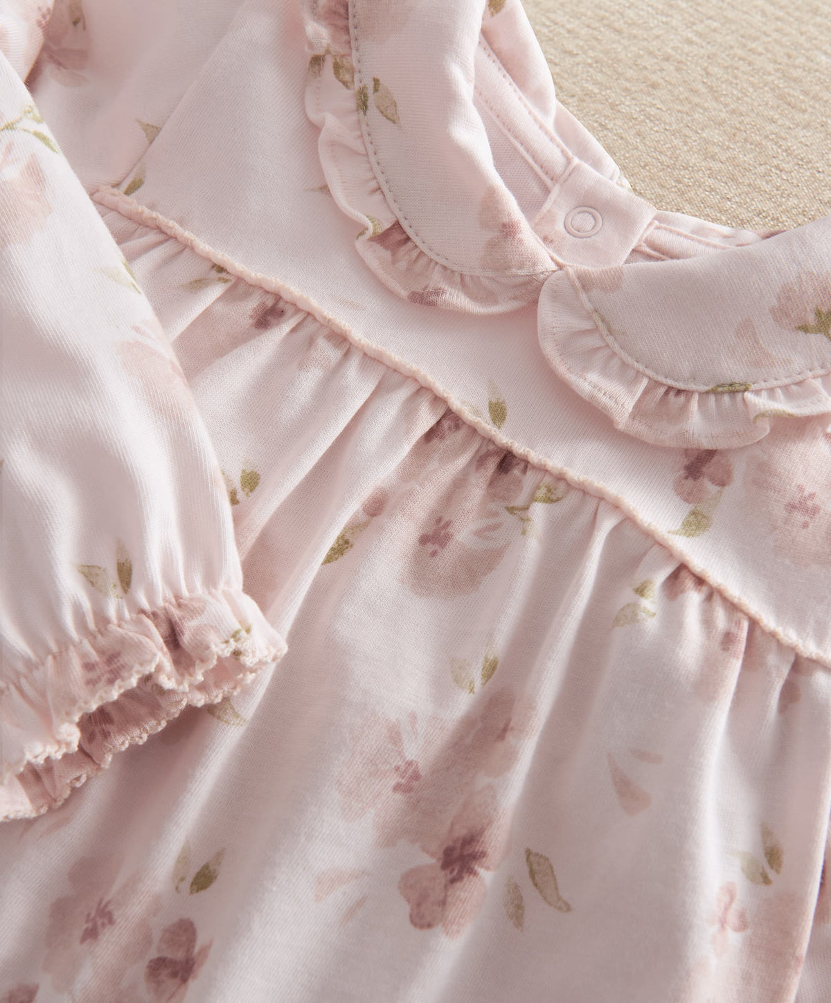 Jersey Watercolour Floral Pyjamas