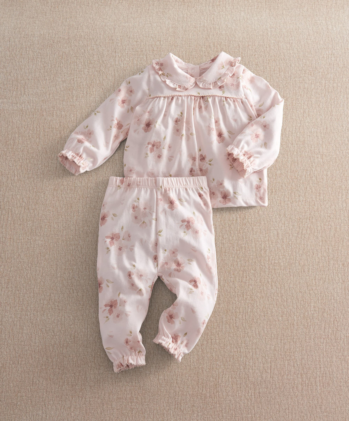 Jersey Watercolour Floral Pyjamas