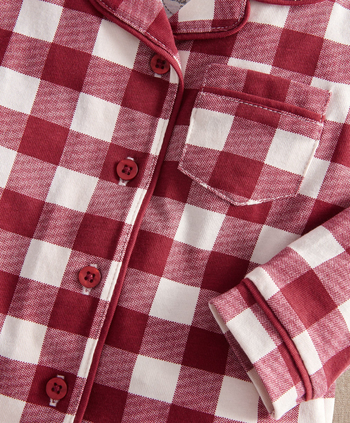 Large Gingham Check Pyjama Sets