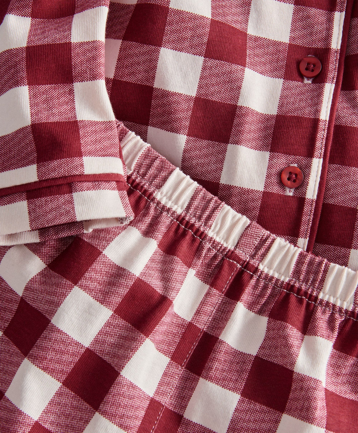 Large Gingham Check Pyjama Sets