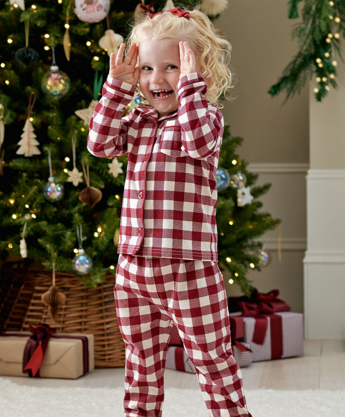 Large Gingham Check Pyjama Sets