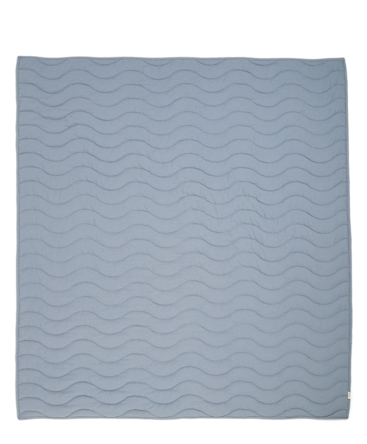 Baby Quilt (3.0 Tog) - Blue Mustard Wave