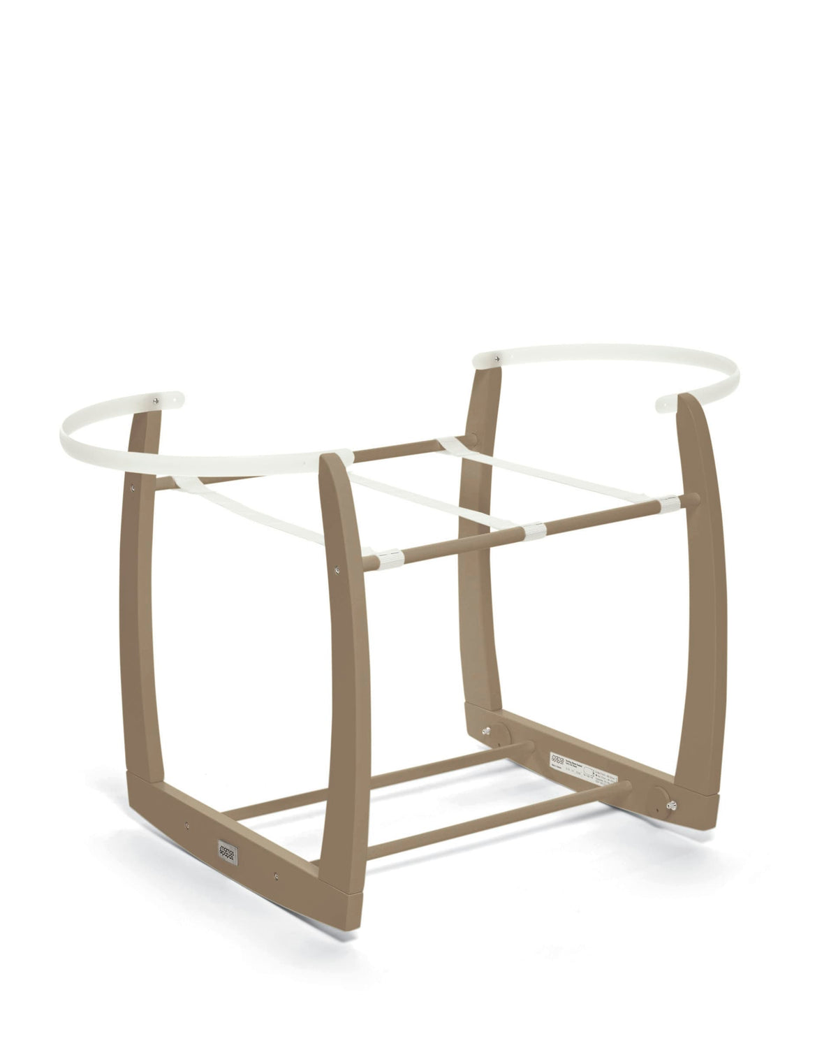 Rocking Moses Basket Stand - Mocha