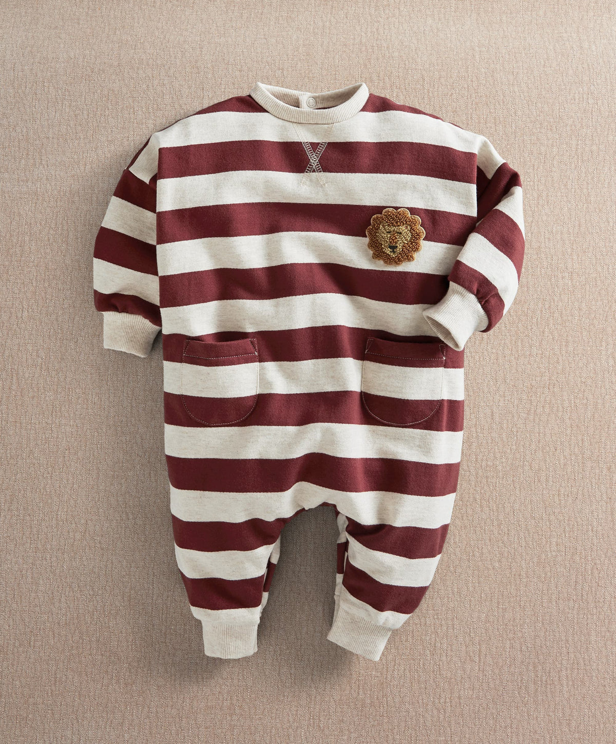Lion Stripe Romper