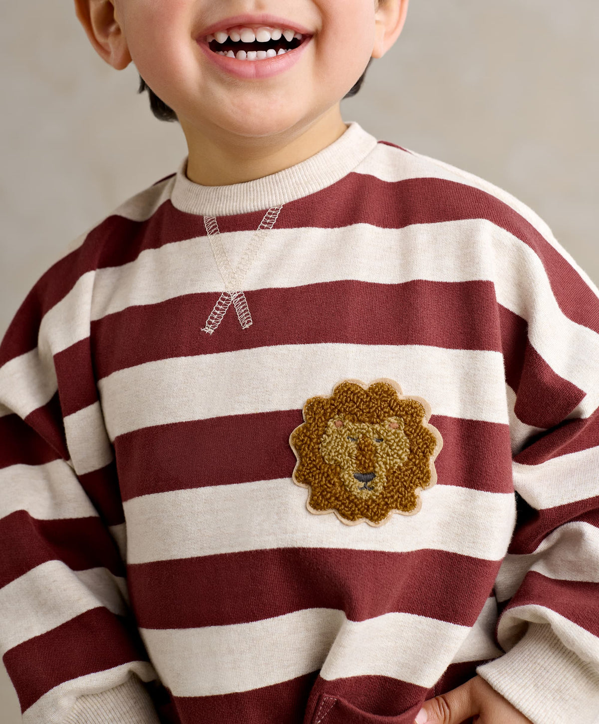 Lion Stripe Romper