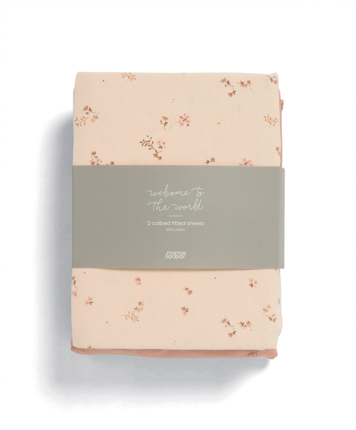 Cotbed Fitted Sheets (2 Pack) – Welcome to the World Wildflower