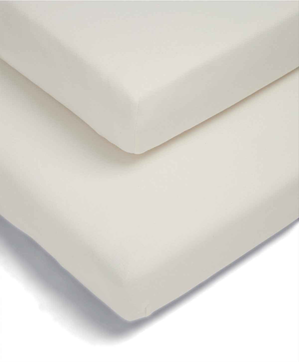 Cot Fitted Sheets (2 Pack) - Cream
