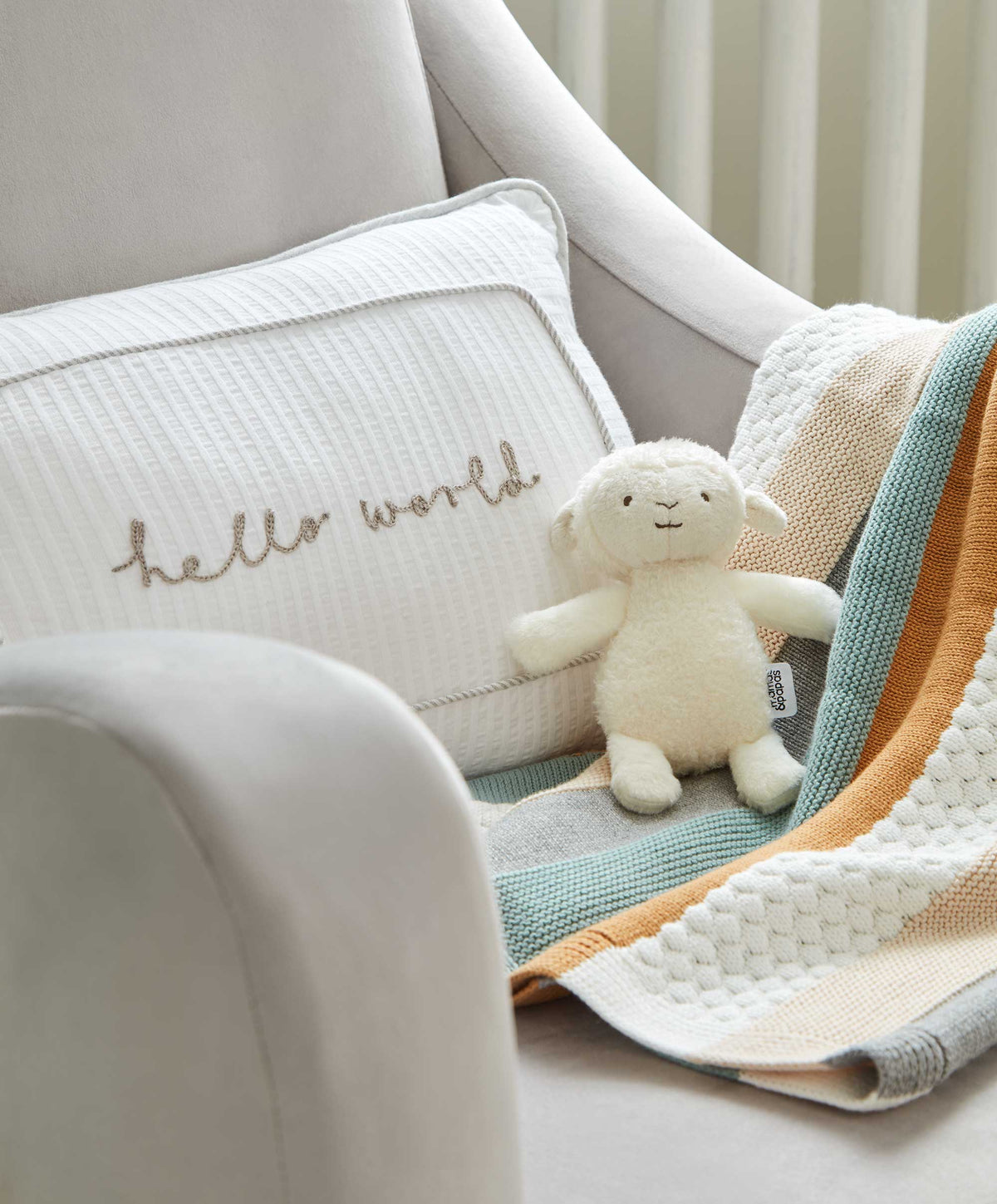 Welcome to the World Small Soft Toy - Lamb