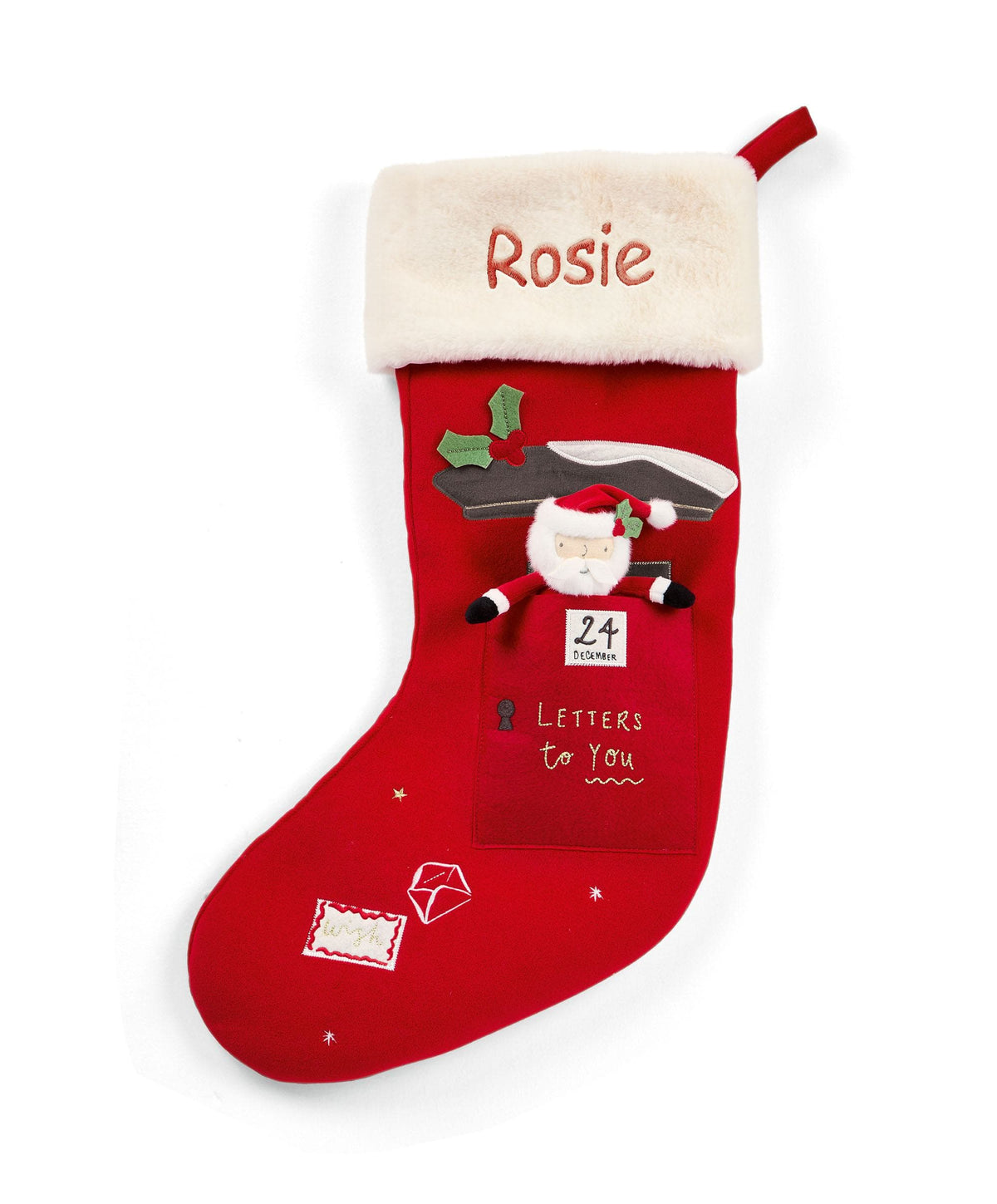 Large Christmas Santa Stocking