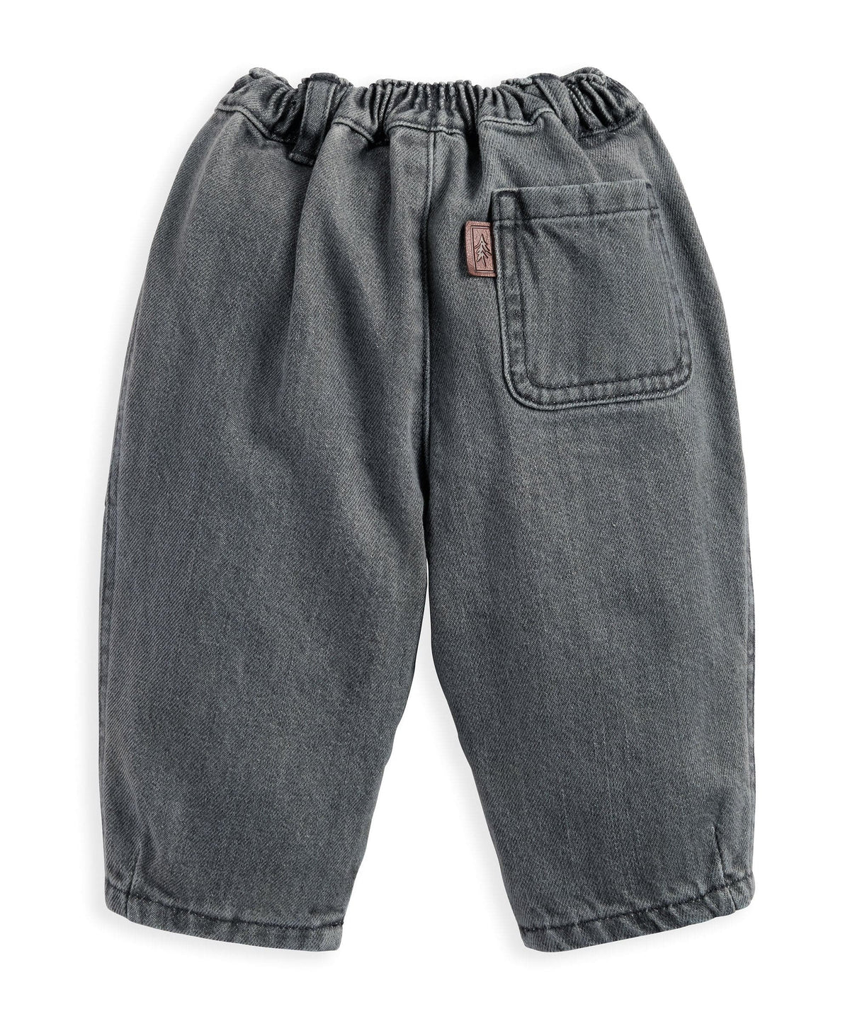 Charcoal Barrel Leg Jeans