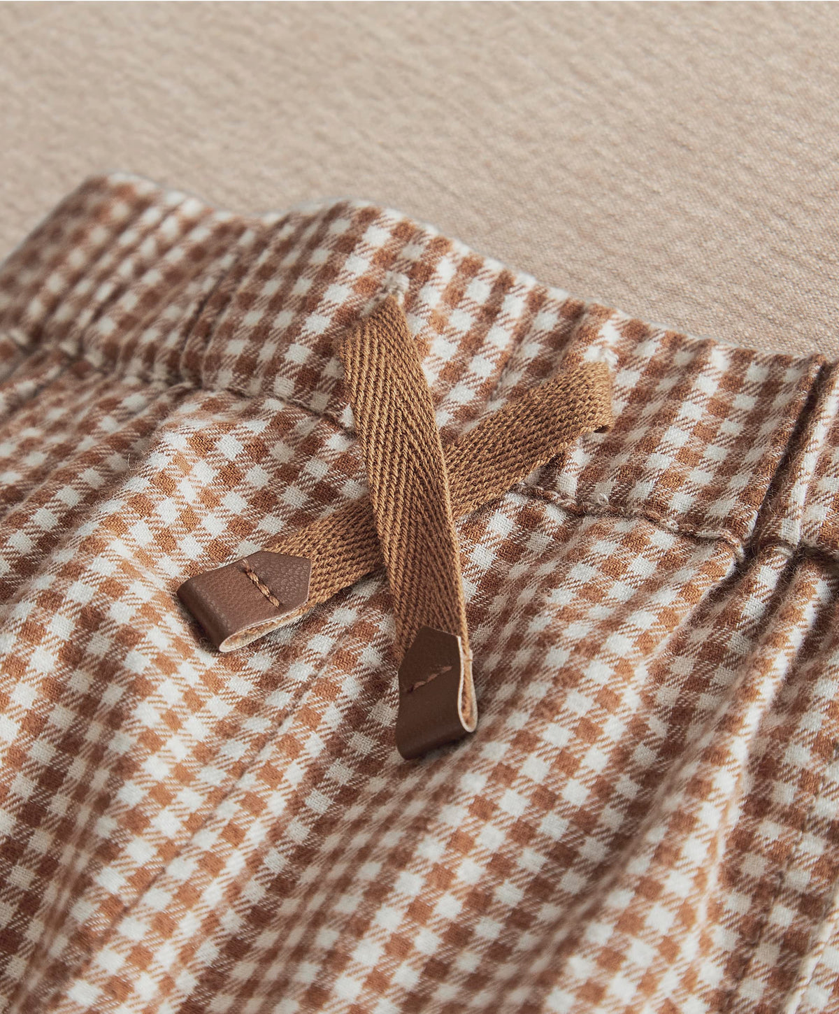 Gingham Joggers