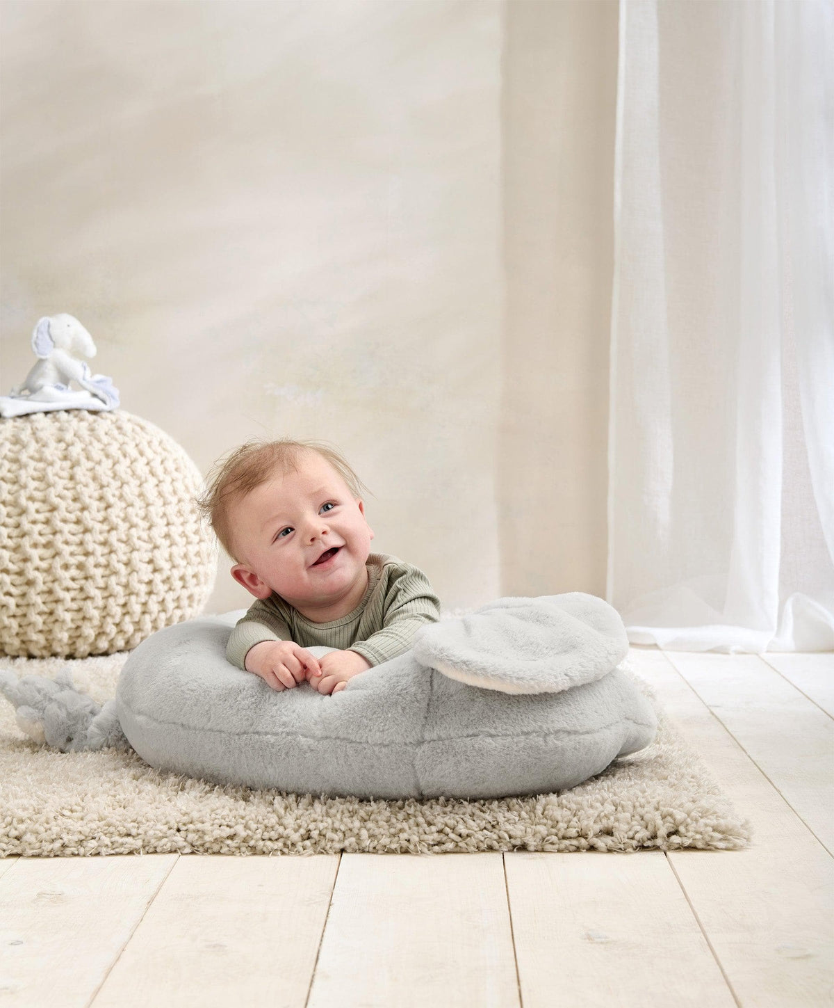 Tummy Time Snugglerug - Welcome to the World Elephant