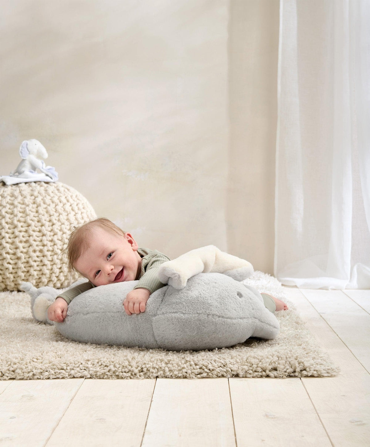 Tummy Time Snugglerug - Welcome to the World Elephant