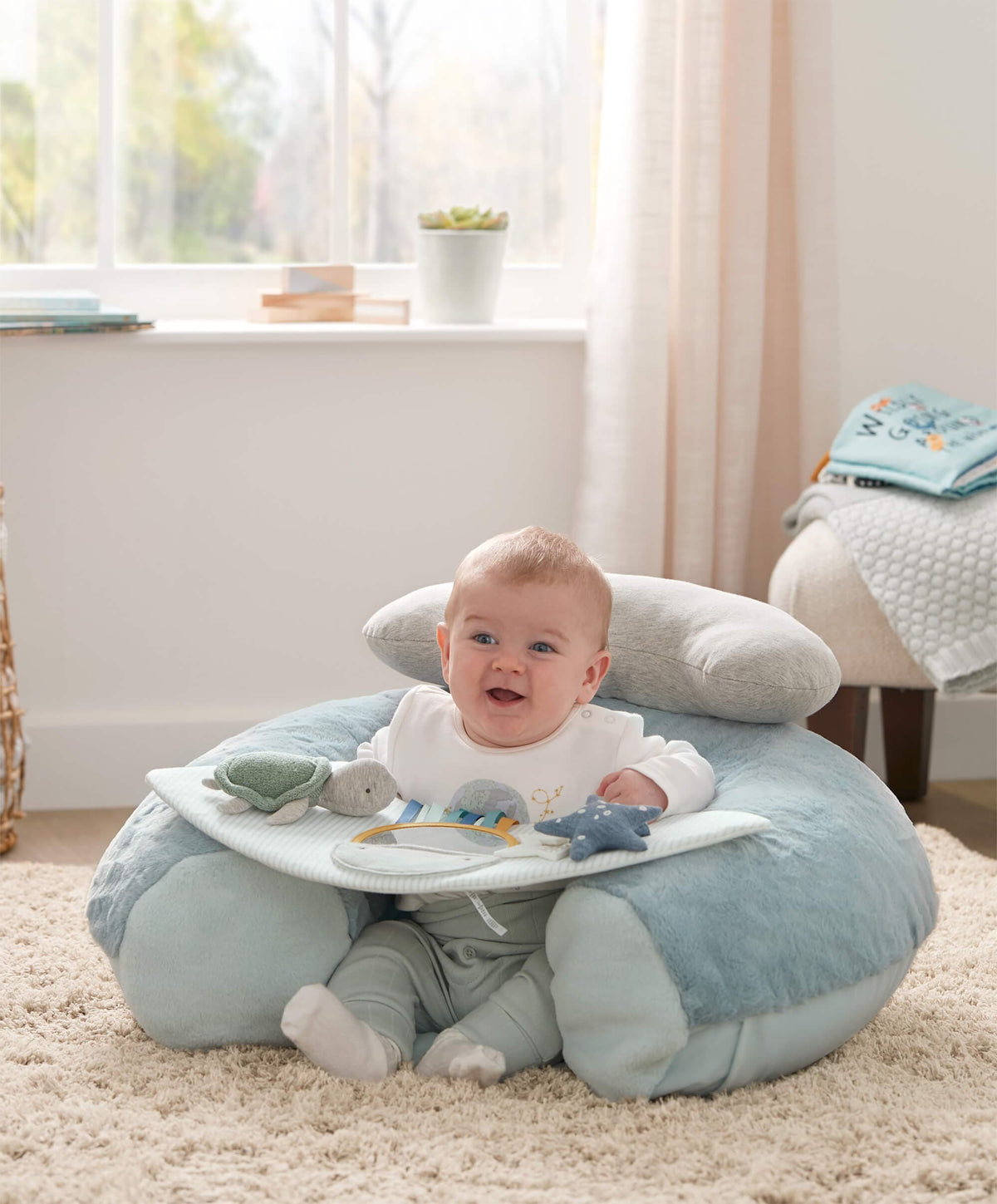 Sit & Play Interactive Floor Seat - Welcome to the World Under the Sea