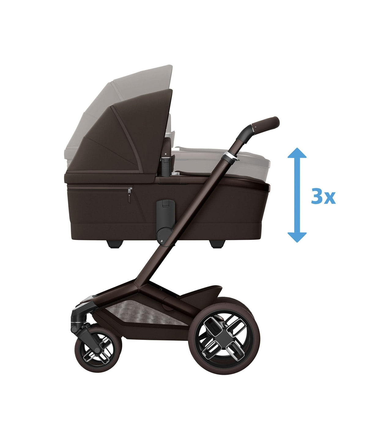 Maxi-Cosi Fame Carrycot - Espresso Brown