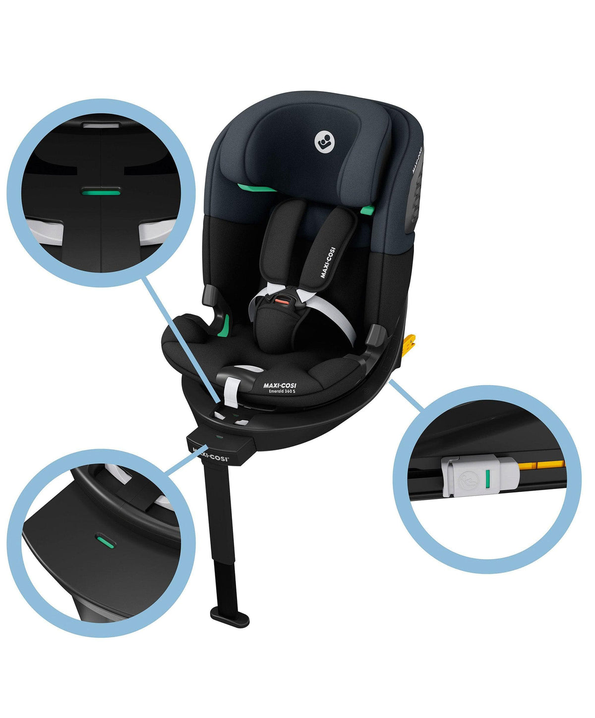 Maxi-Cosi Emerald 360 S Car Seat - Black