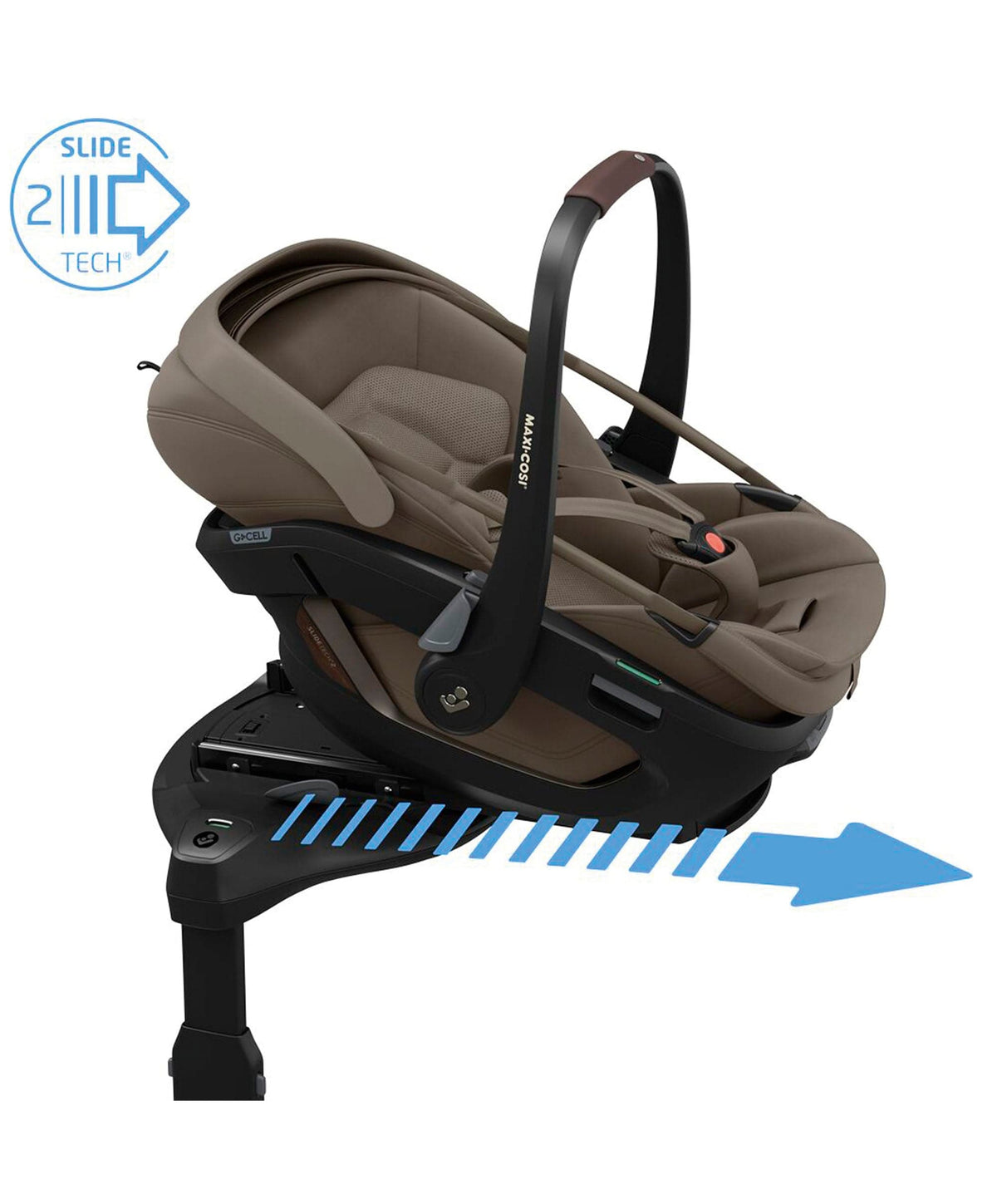 Maxi-Cosi Coral Slide Pro Car Seat - Oak Truffle