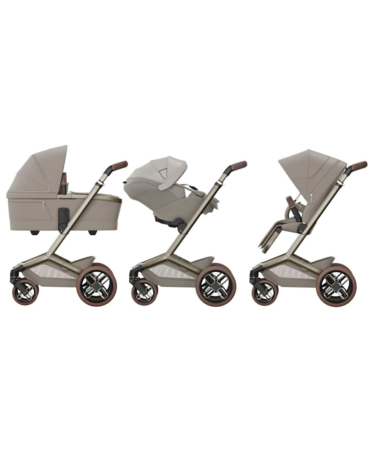 Maxi-Cosi Fame Ultimate Pushchair Bundle with Maxi-Cosi Pebble Pro & Maxi-Cosi Pearl XL Slide Pro Car Seat (10 Pieces) - Sapphire Sand