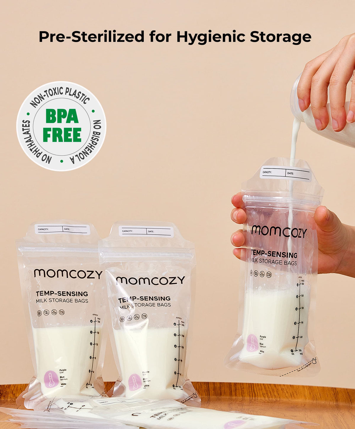 Momcozy Breastmilk Bag 50pcs