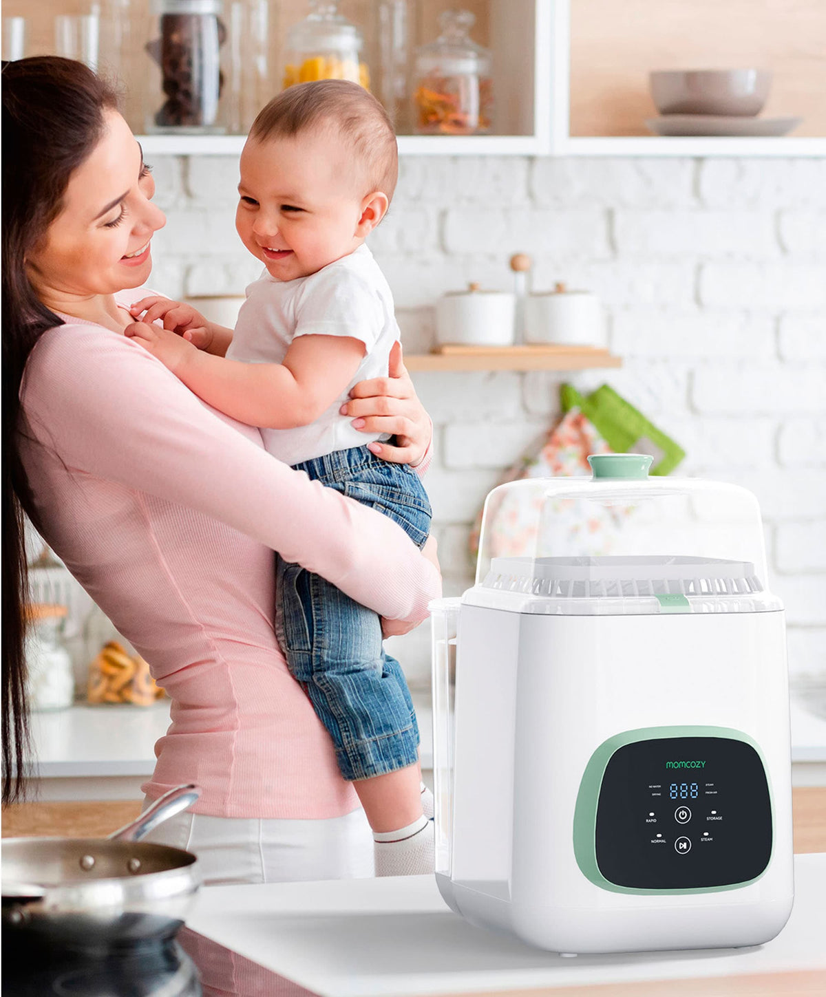 Momcozy KleanPal Pro Baby Bottle Washer - Sterilizer