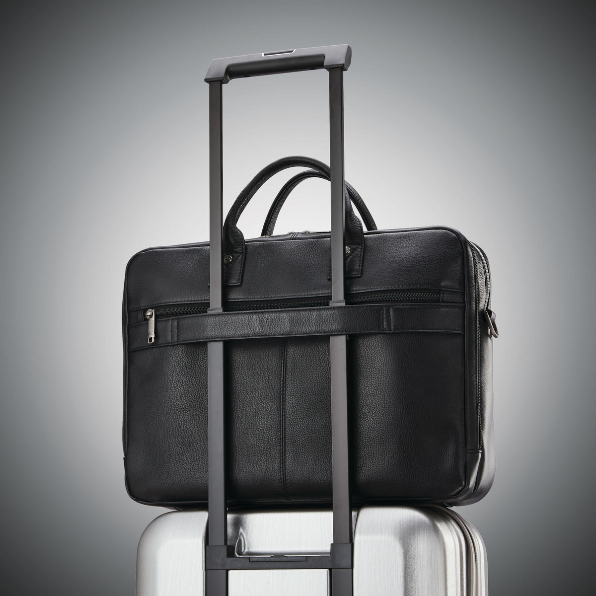 Samsonite Classic Leather Softside Toploader - Bags