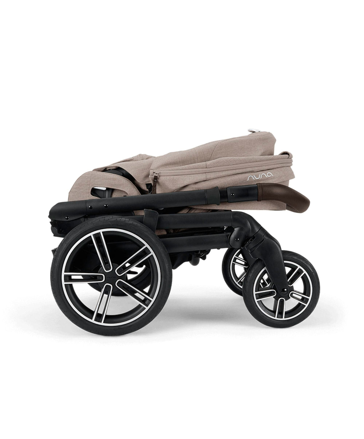 Nuna Mixx Next Pushchair Bundle With Carrycot Stand & Arra Flex Car Seat & Base - Chateau/Caviar