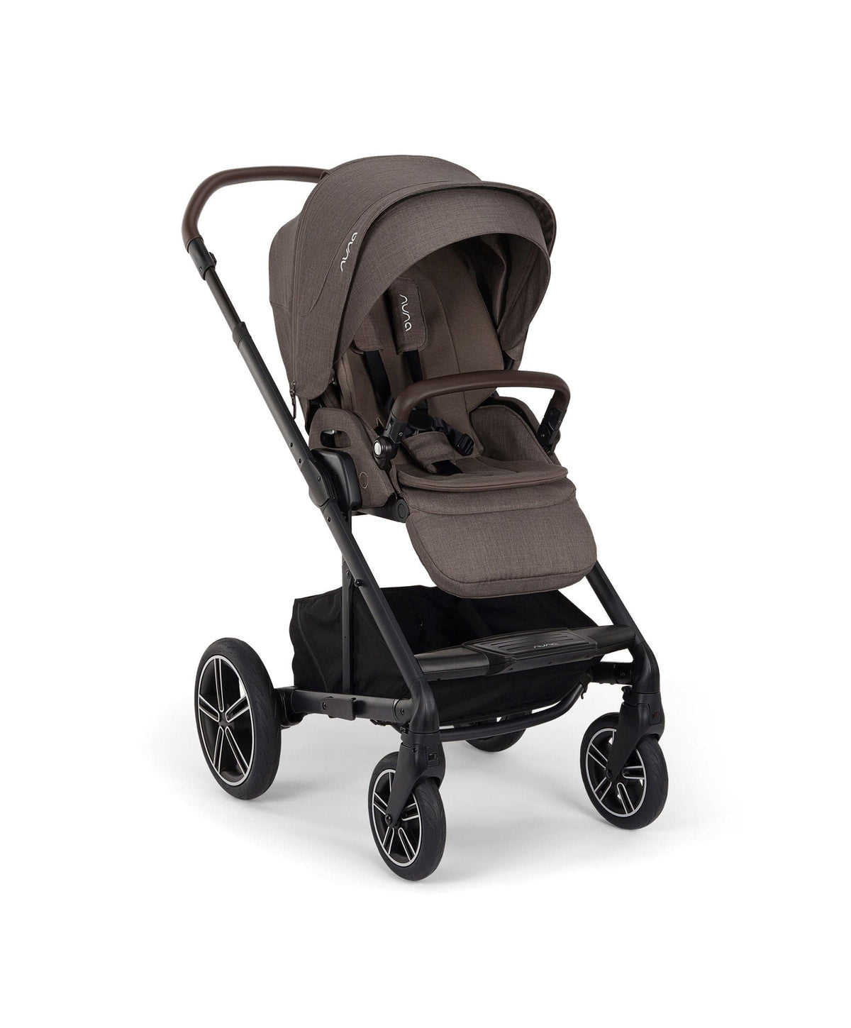 Nuna Mixx Next Pushchair Bundle With Carrycot Stand & Arra Flex Car Seat & Base - Chestnut