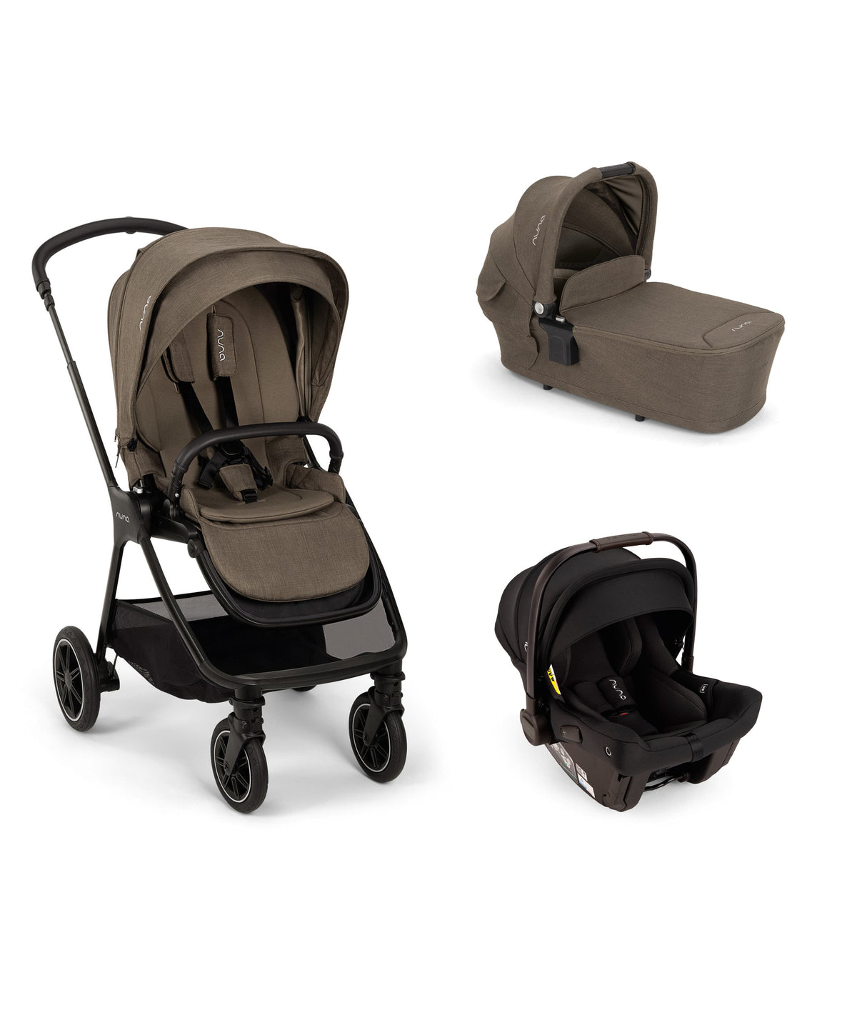 Nuna Triv Next Pushchair Bundle with Nuna PIPA Urbn Car Seat - Pistachio