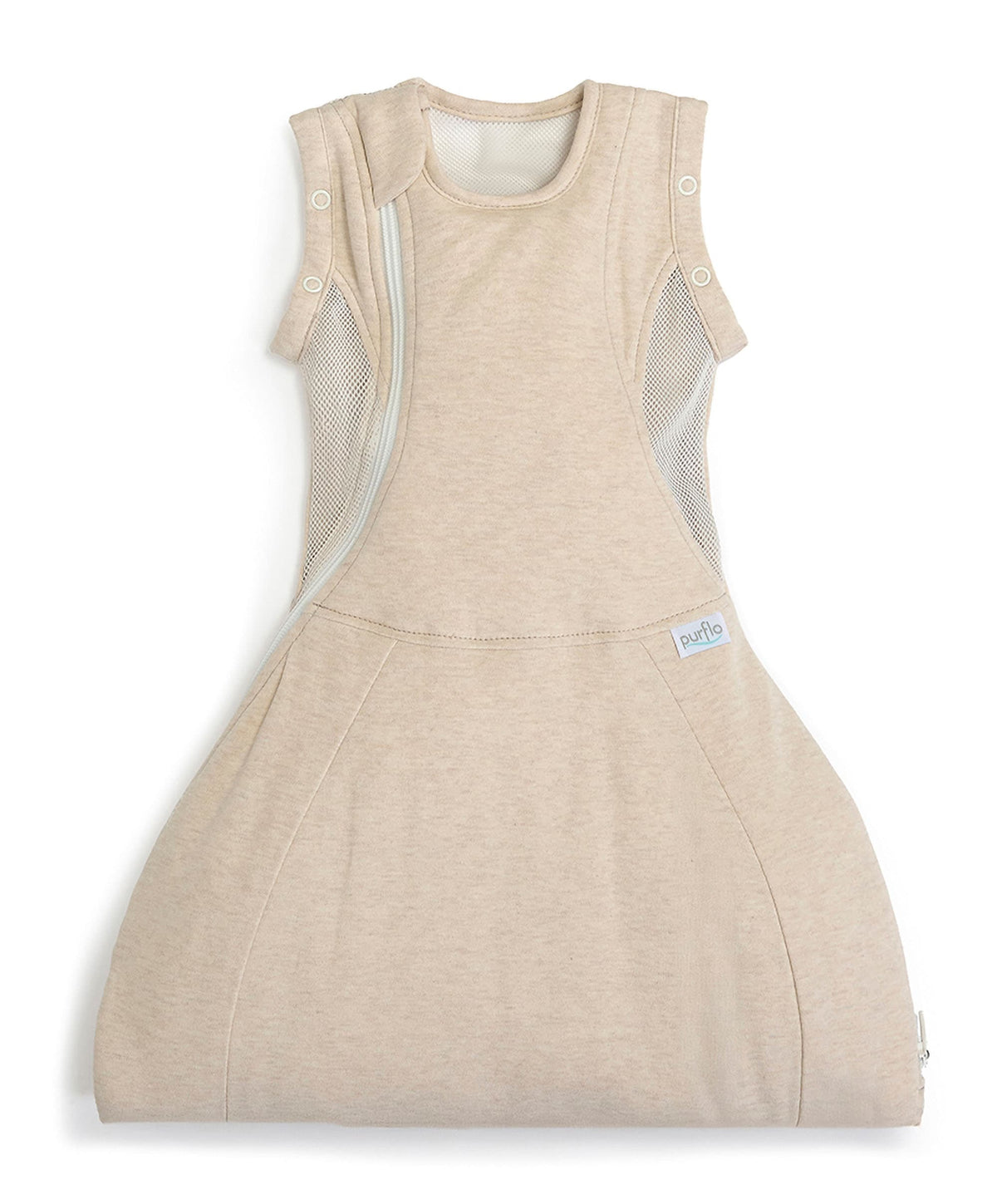 Purflo Swaddle to Sleep Bag 0-4 Months (2.5 Tog) - Sand