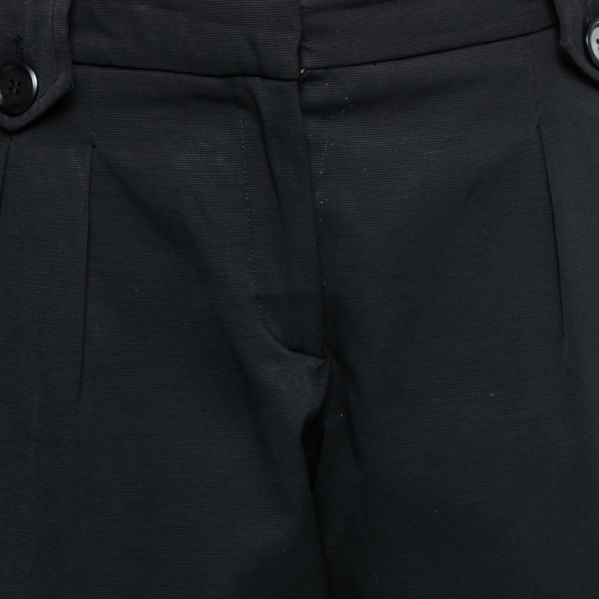 Moschino Black Crepe Cropped Trousers M