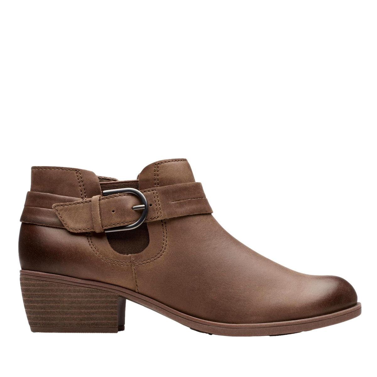 Clarks Charlten Rae Ankle Boot Mushroom Oily 26179574 Women's