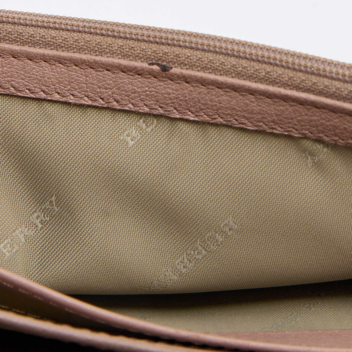 Burberry Old Rose Pleated Leather Flap Continental Wallet