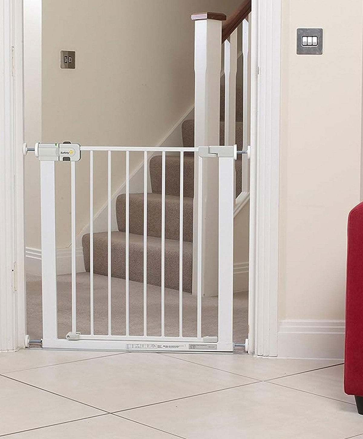 Safety 1st Easy Close Metal SecureTech - White