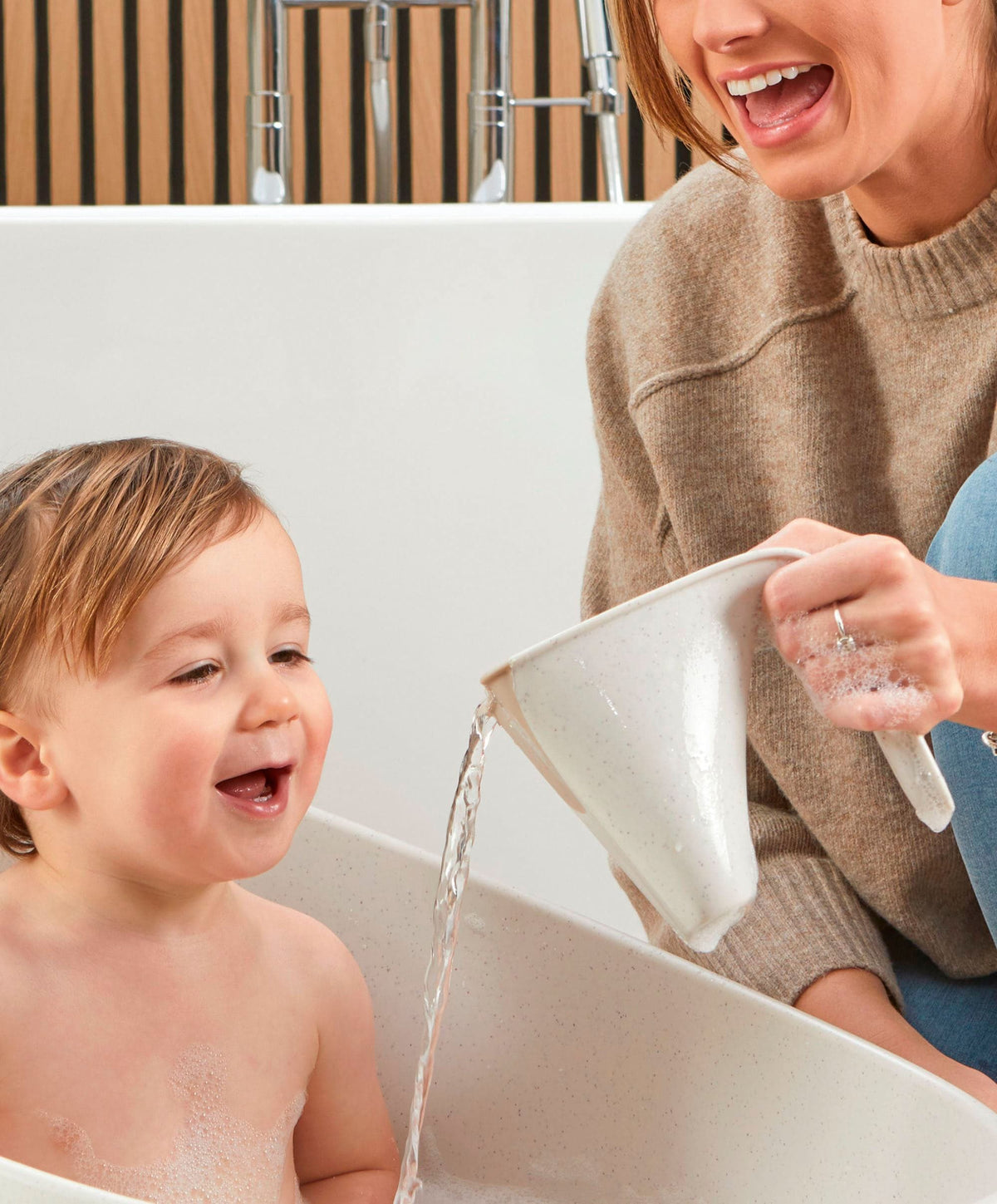 Shnuggle ECO Washy Rinsing Jug - Cookies & Cream