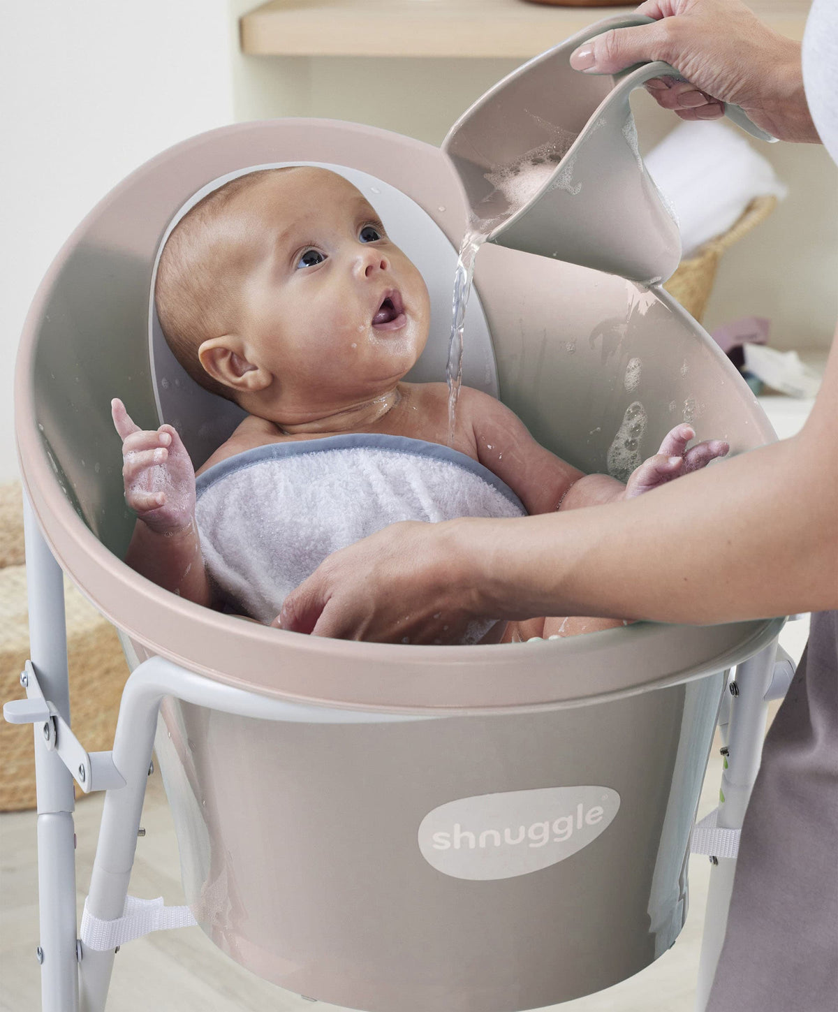 Shnuggle Washy Rinsing Jug - Taupe